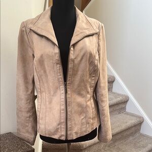 Women's Bernardo genuine suede leather jacket size S